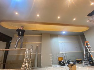 Simit Saray� Gergi Tavan �al��malar�