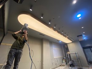 Simit Saray� Gergi Tavan �al��malar�